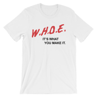 Image 2 of DARE WHOE® Homecoming Shirt (Black or White)
