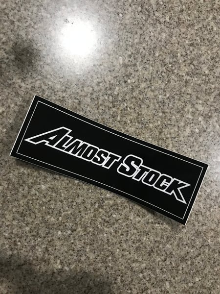Image of Almost Stock Slap Sticker