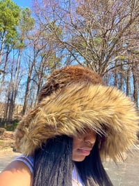 Image 4 of Oversized Fur Hat