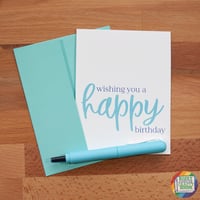 Image 1 of wishing you a happy birthday card