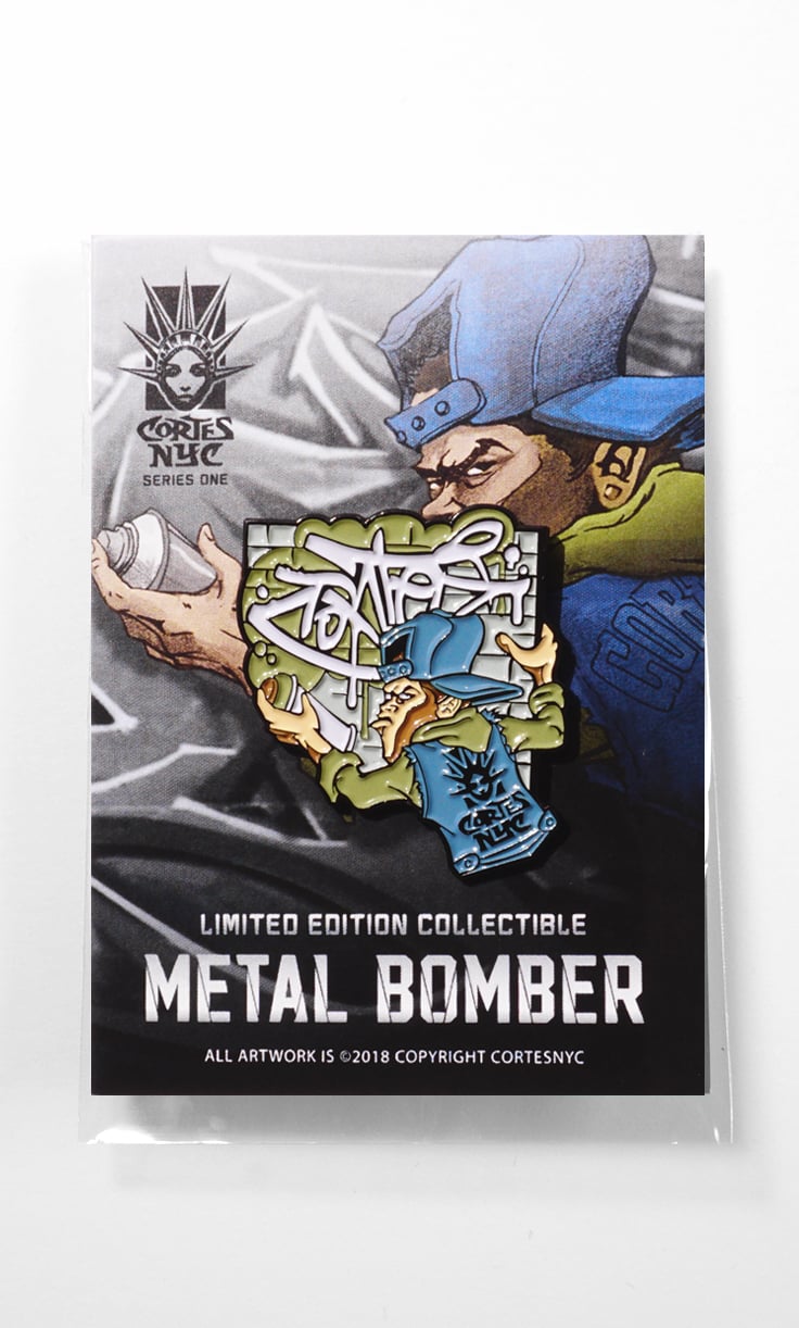 Image of Metal Bomber (pin)