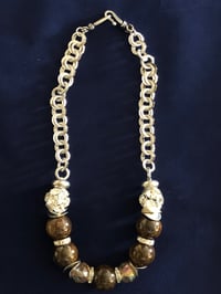 Image 2 of Brazilian agate & crystal necklace