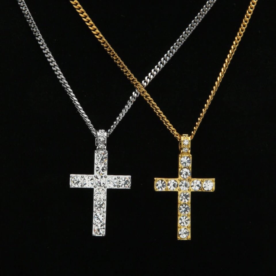 Image of Diamond Iced Out Cross