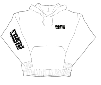 Image of Foath Cracked Hood (White)