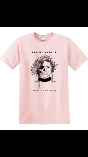 Image of Sticks And Stones - T Shirt (Pink)