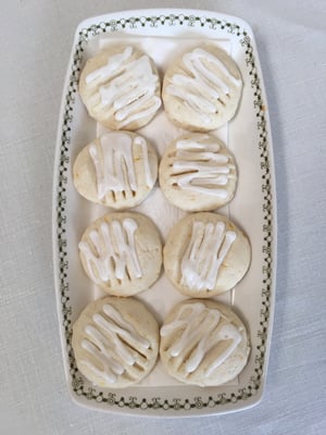 Image of GLUTEN FREE - Lime Cookies with a Lime Drizzle - TWO DOZEN