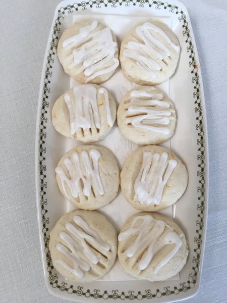 Image of GLUTEN FREE - Orange Cookies with a Orange Drizzle - TWO DOZEN