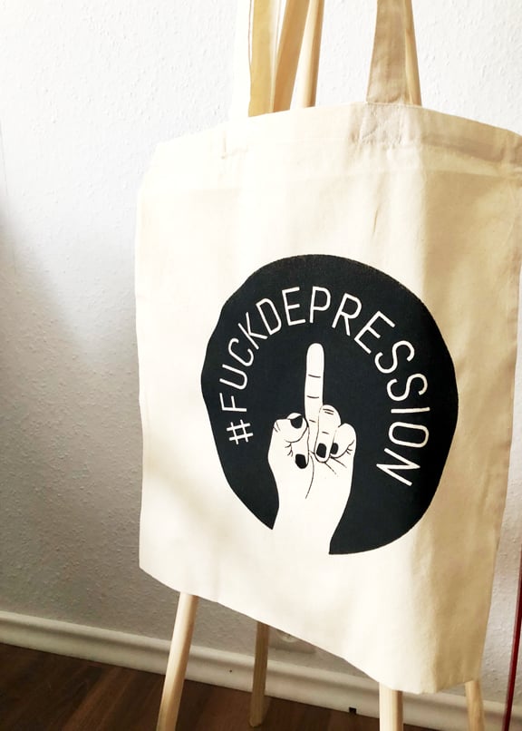 Image of #FUCKDEPRESSION Bag