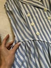 vintage cotton stripe sundress