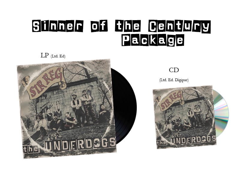 Image of Sir Reg - Sinner of the Century Package (LP/CD)
