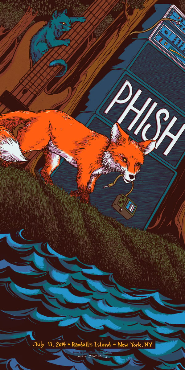 Image of Phish - Randall's Island 2014 - Triptych