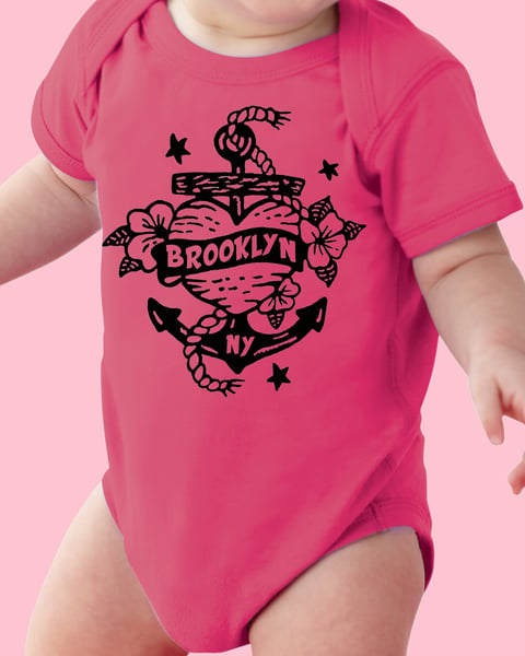 Image of Anchor Heart Onesie