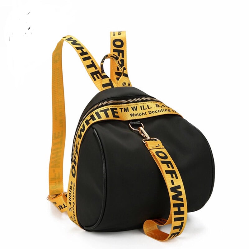 Off white best sale mini backpack