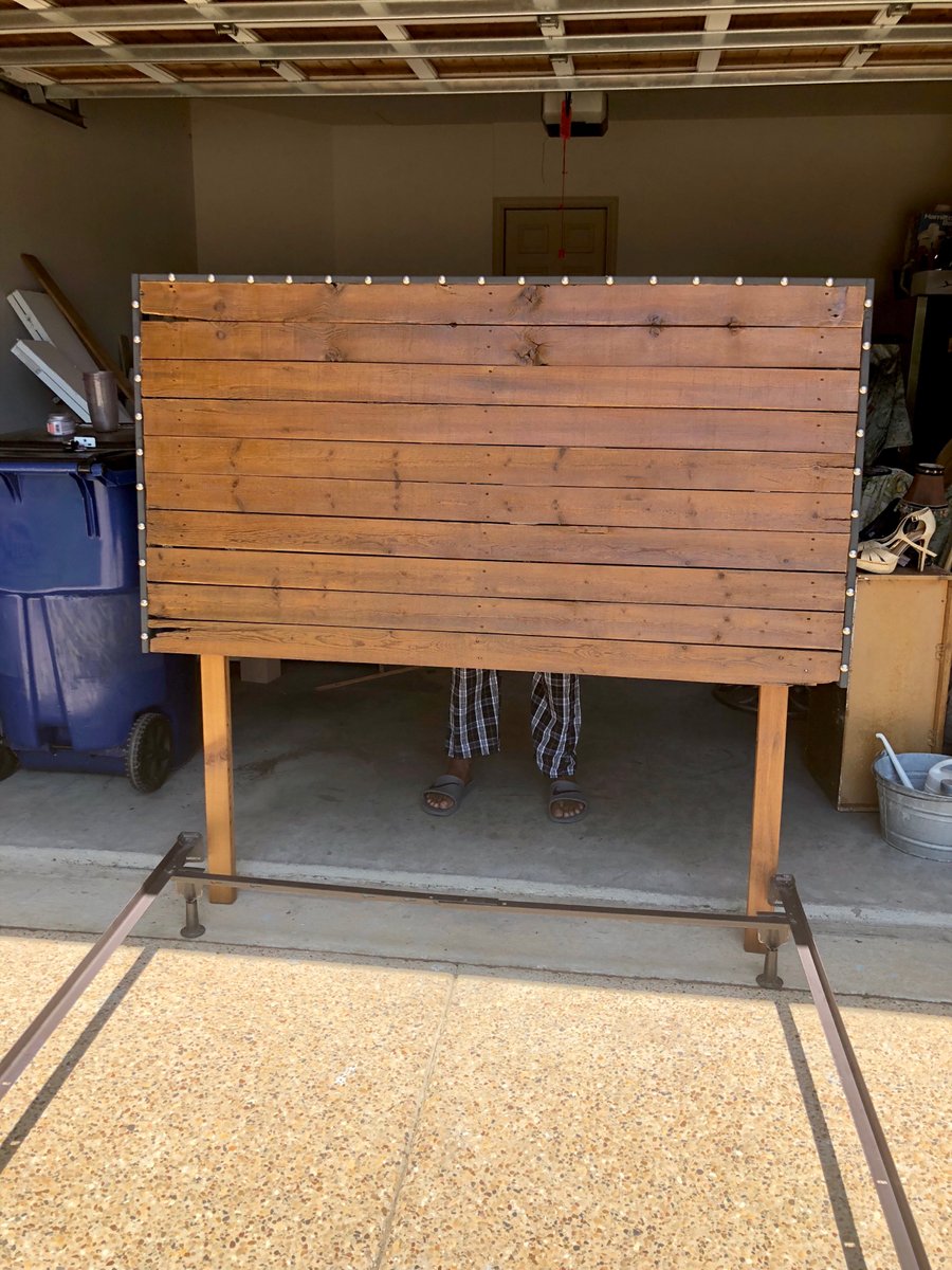 Image of Rustic Modern Queen Headboard