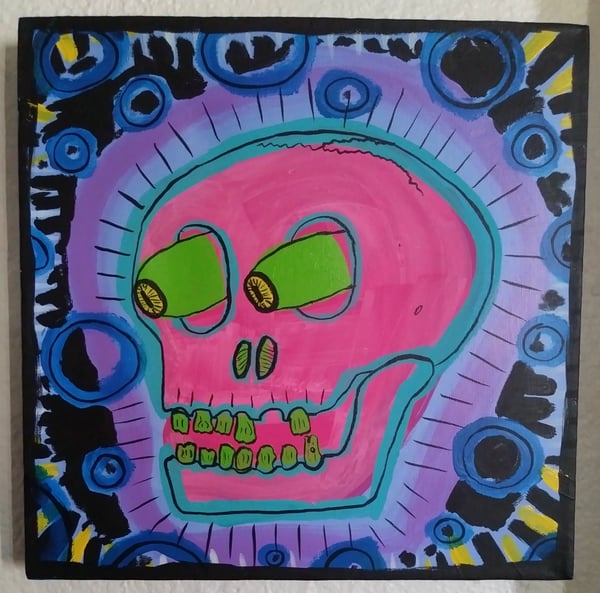 Image of Neon Skull #1