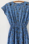 Image of SOLD Sketchy Flowers Button Dress