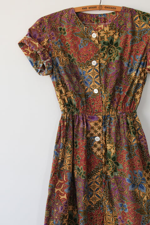 Image of SOLD Batik Print Dress