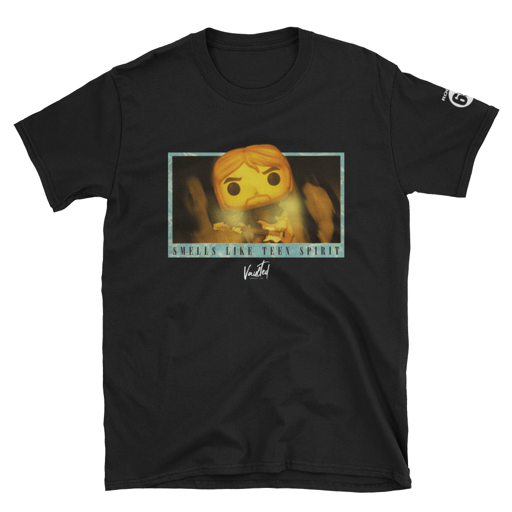 Image of Kurt Cobain - 'Smells Like Teen Spirit' Pop! Nirvana Inspired T-Shirt