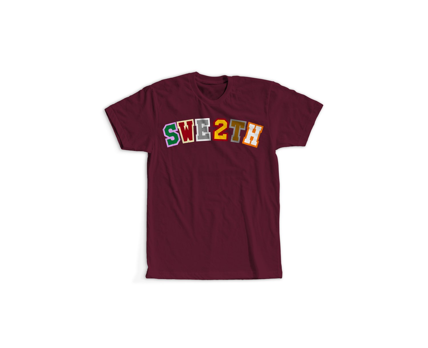 Image of Now Later Player Tee Maroon 