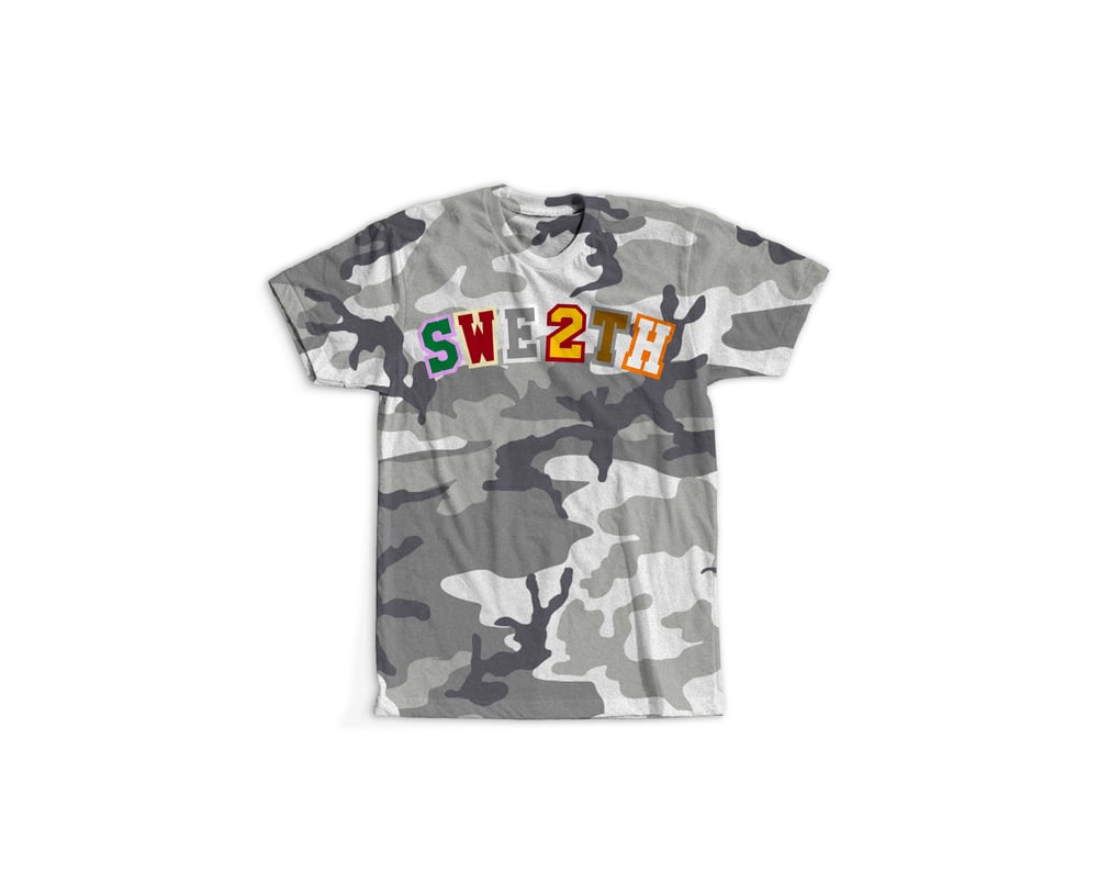 Image of Now Later Player Tee Urban Camo 