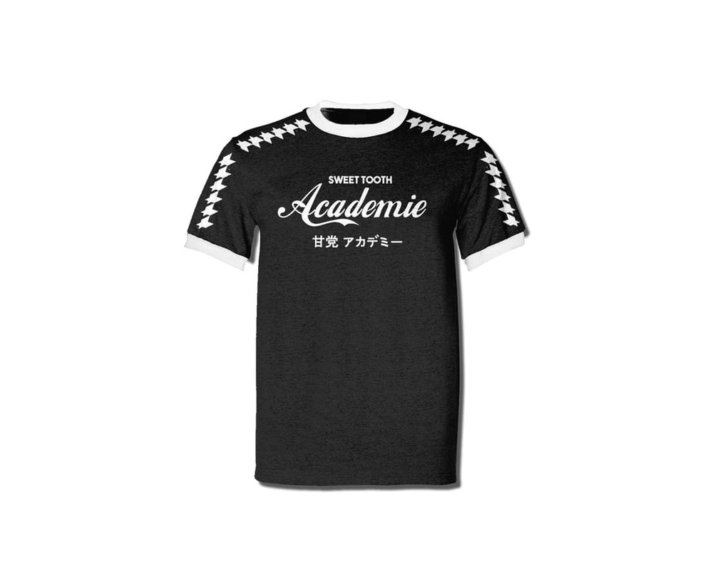 Image of Enjoy STA Ringer Tee Black 