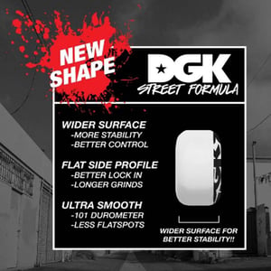 Image of DGK STREET FORMULA WHEELS 51mm