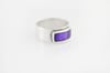Simple Rectangle Ring-purple