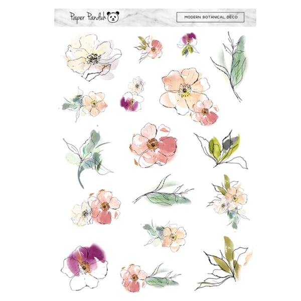 Image of Modern Botanicals Deco Sheet