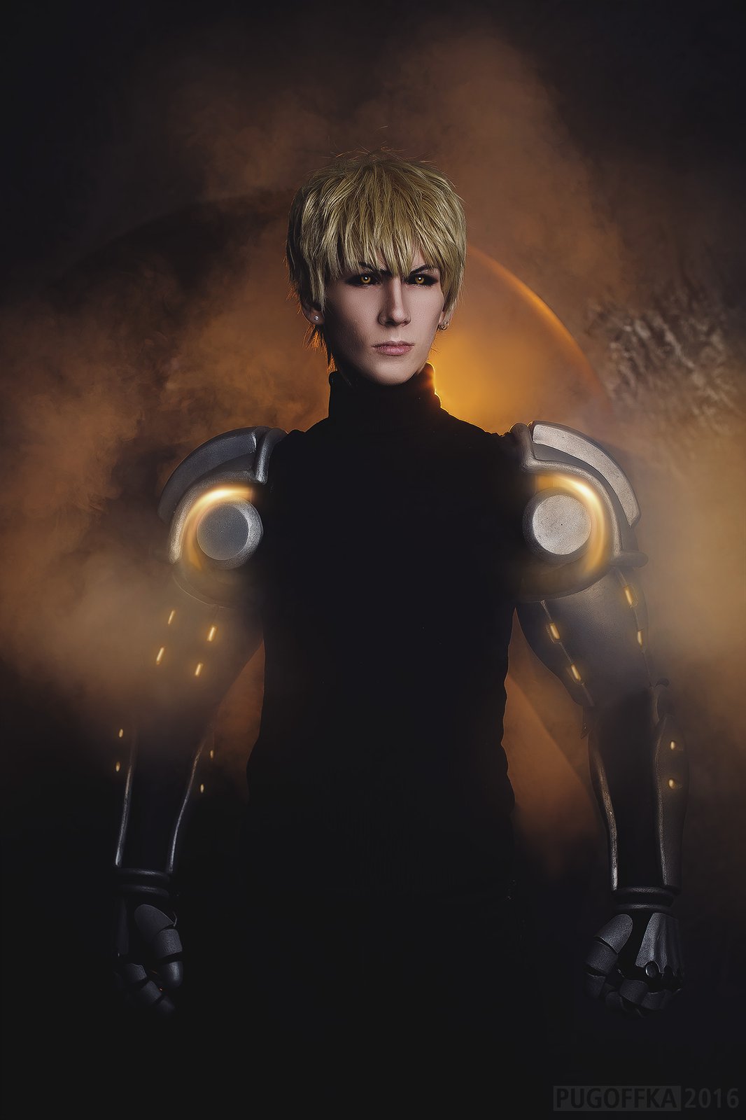 One Punch Man Genos Cosplay Signed Print by Serhii Sparda