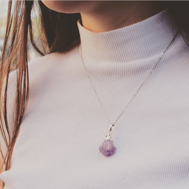 Image of Amethyst Crystal Necklace