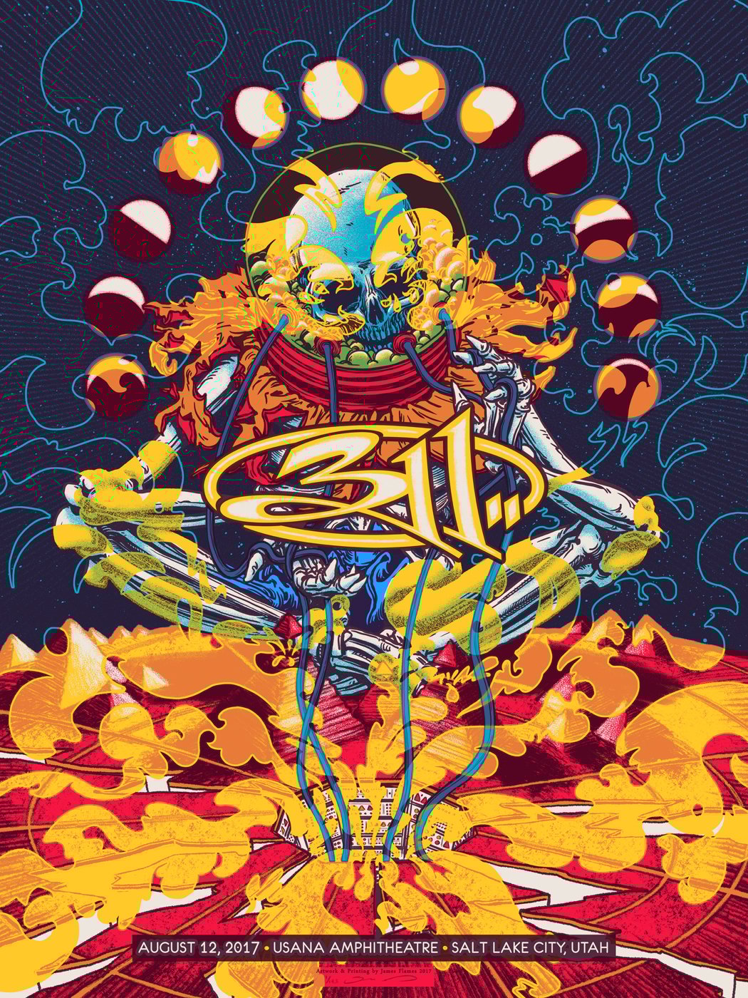 311 - Salt Lake City 2017 | JAMES FLAMES - Prints, Posters