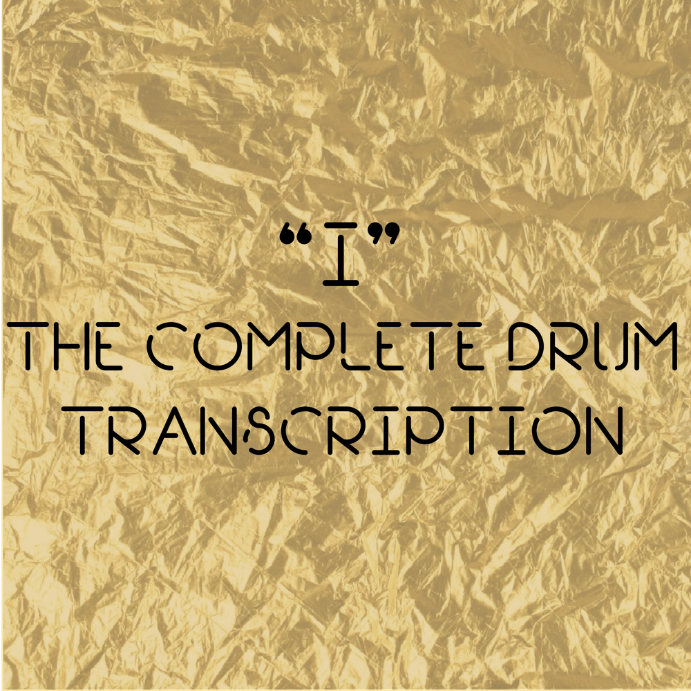Image of Jason Richardson " I " The Complete Drum Transcription + 'Tendinitis' (Jason Richardson Album)