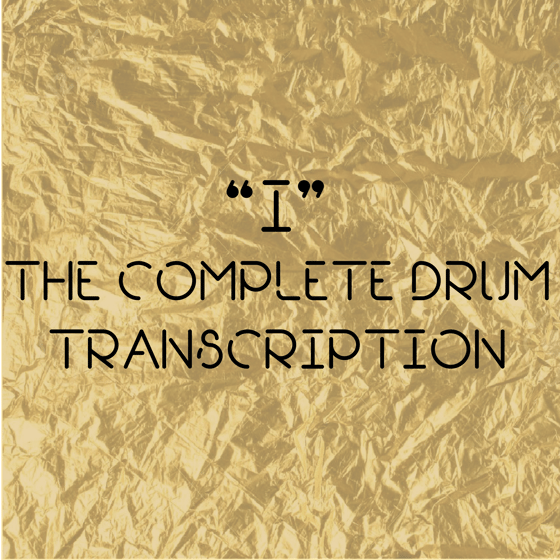 Image of Jason Richardson " I " The Complete Drum Transcription + 'Tendinitis' (Jason Richardson Album)