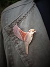 Flying Sparrow Brooch