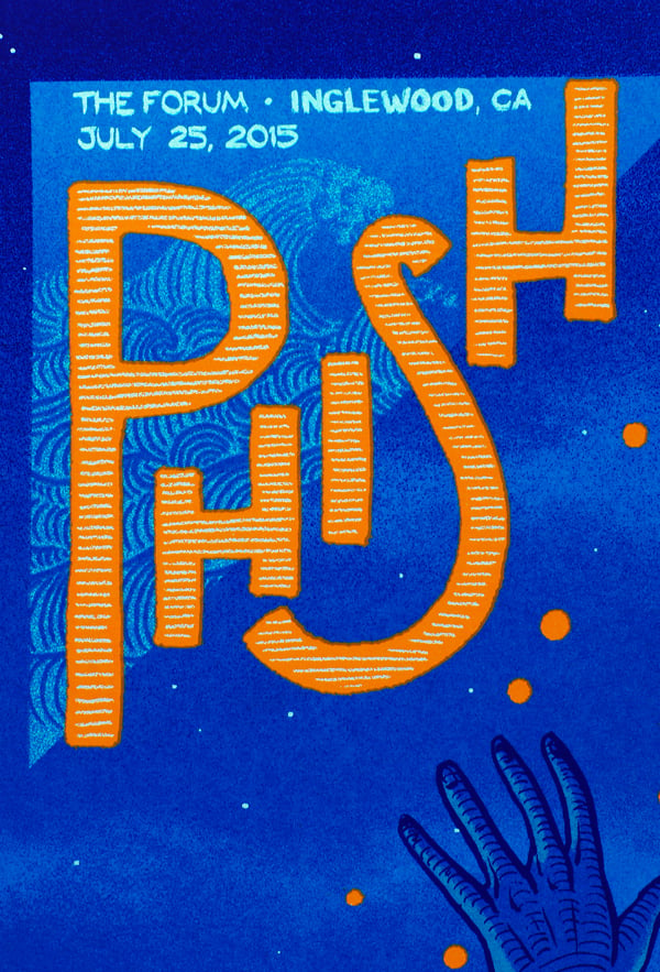 Phish Los Angeles 2015 JAMES FLAMES Prints, Posters & Illustration