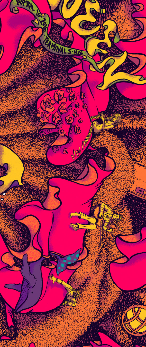 Ween - NYC 2016 | JAMES FLAMES - Prints, Posters & Illustration