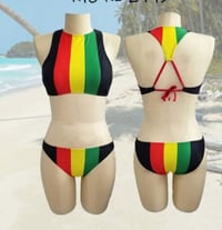 Rasta Stripe bikini