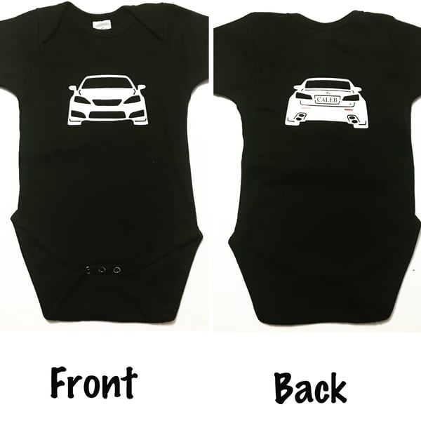 Image of Lexus isF inspired baby bodysuit | Adult t-shirt
