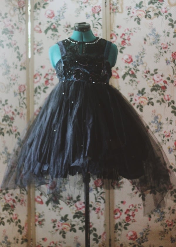 Image of Gothic rose garden gown 
