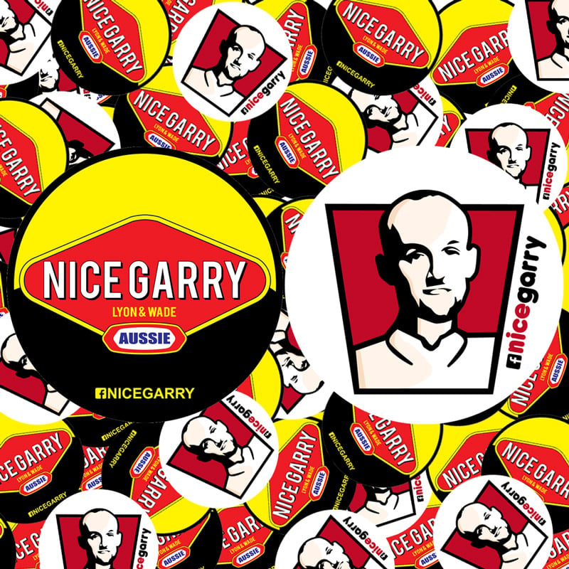 Image of Nice Garry Stickers 5FA