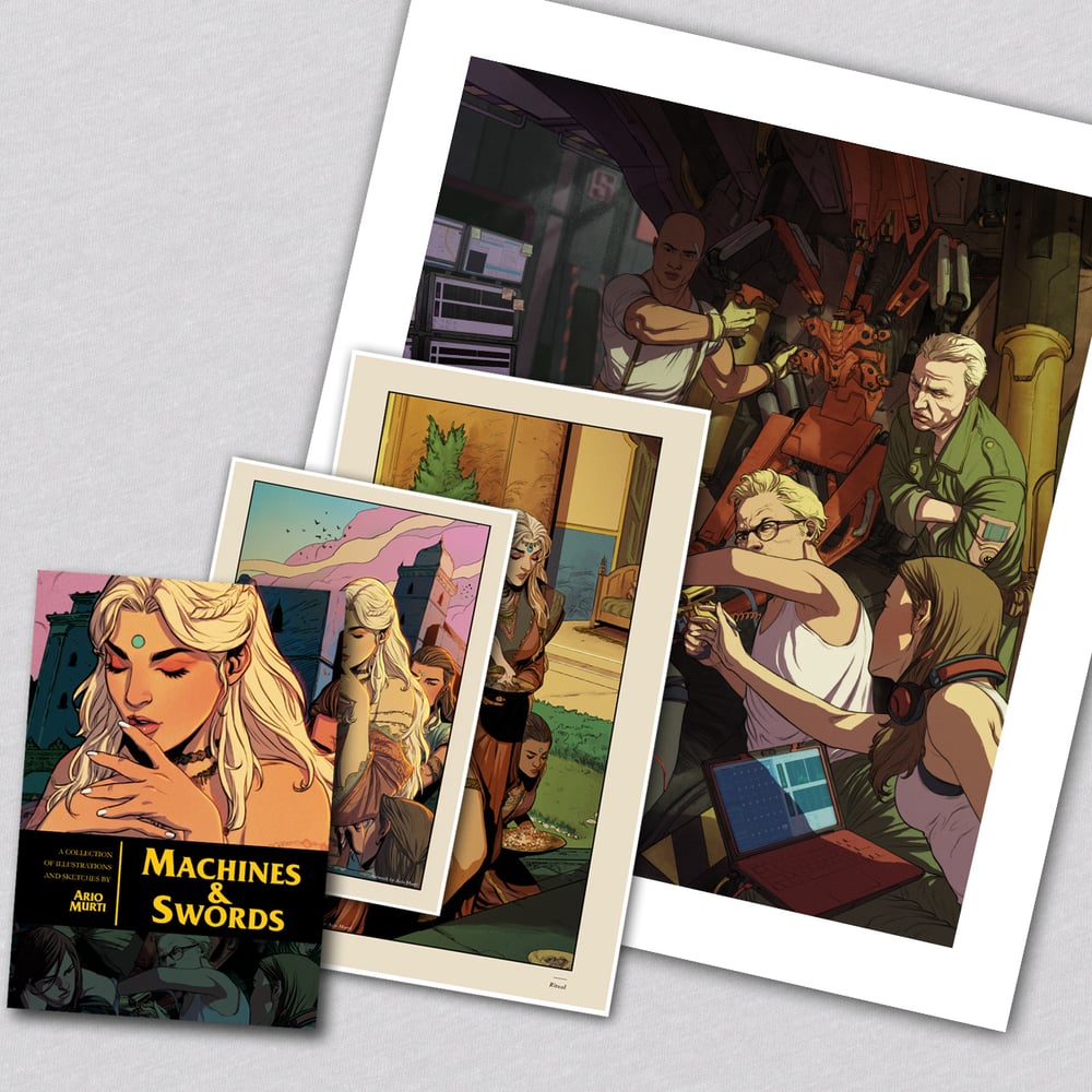 Image of Machines And Swords Art Prints Bundle 2
