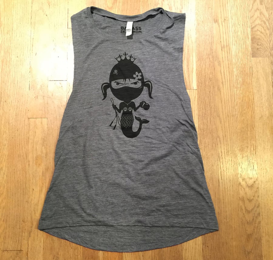 Image of Badass Mermaid Flowy Dark Gray