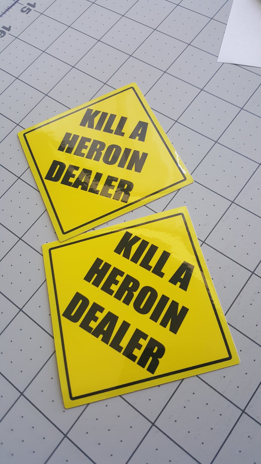 Image of Kill a Heroin Dealer sticker