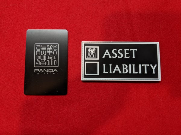 Image of ASSET v LIABILITY Patch - PVC