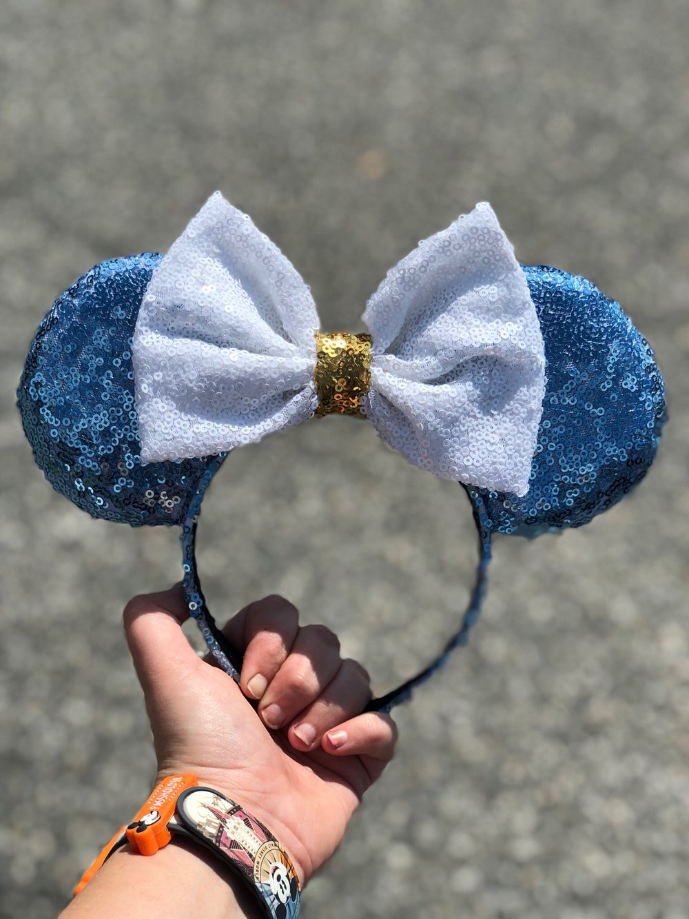 Image of Bibbidi Bobbidi Blue Sequin Ears