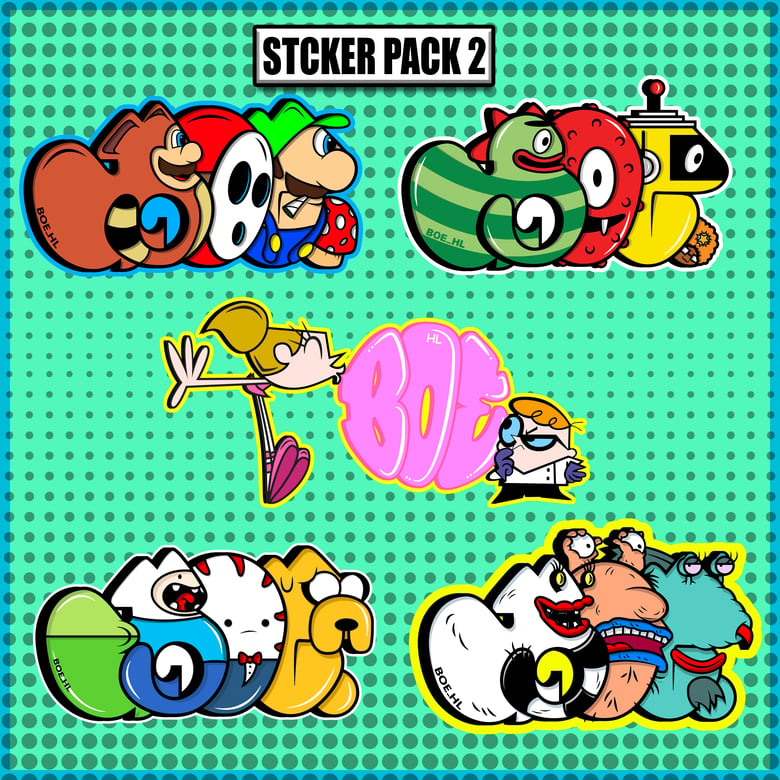 Image of BOE STICKER PACK #2