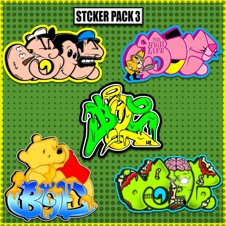 Image of BOES STICKER PACK #3