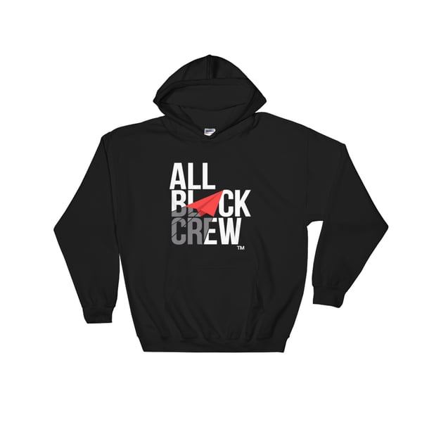 Image of ALL BLACK CREW HOODIE