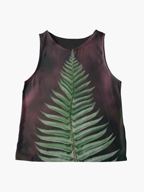 Image of fern tank top