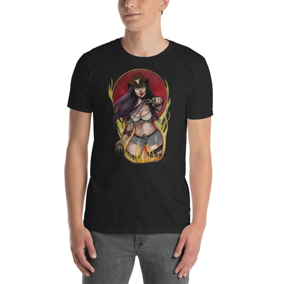 Image of COWGIRL FROM HELL UNISEX TSHIRT